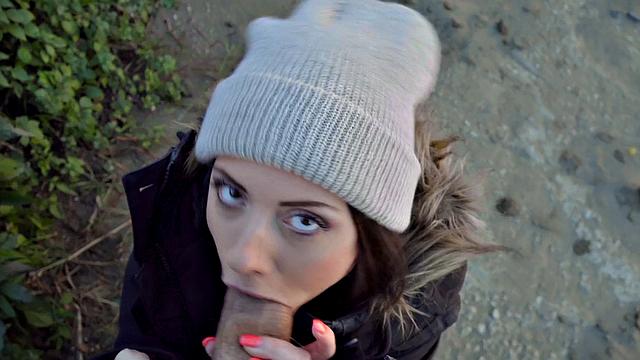 Italian Cutie Rides Dick At School & Gets Pounded Doggy Style