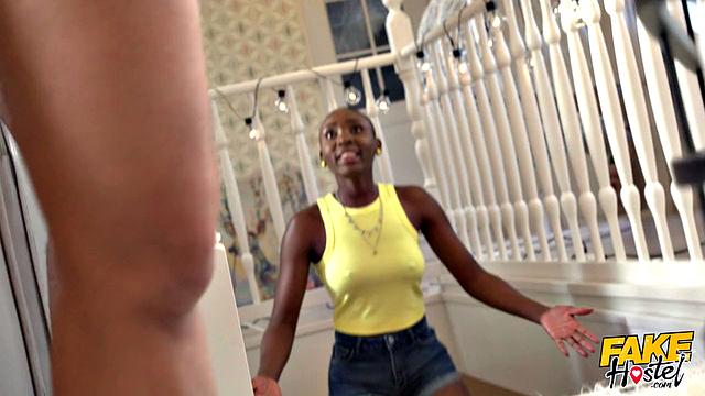 African and Southeast Asian threesome