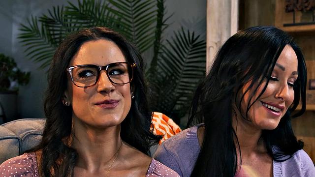 Hot MILFs Penny Barber & Jennifer Have Book Club Sex With Bestie & Her Stepdaughter