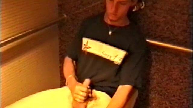 Public Toilet Jerk-Off Session