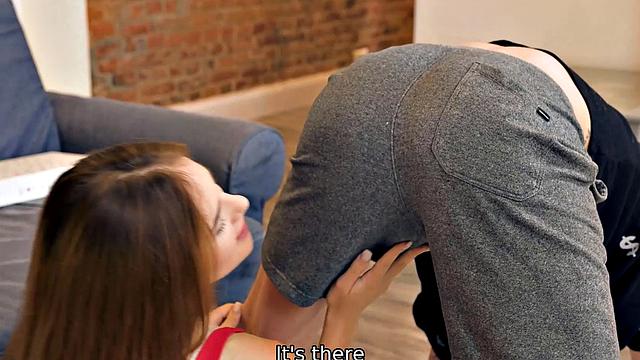 RIM4K. After playing twister babe attacks guy's anus with her tongue