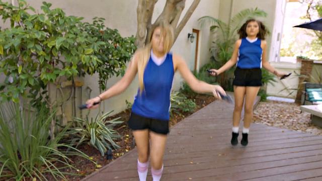 Three Little Sluts Ride His Cock To Be the Team