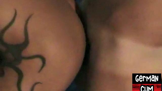 Amateur German assfucked in tight butthole till facial
