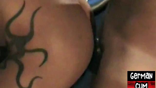 Amateur German assfucked in tight butthole till facial