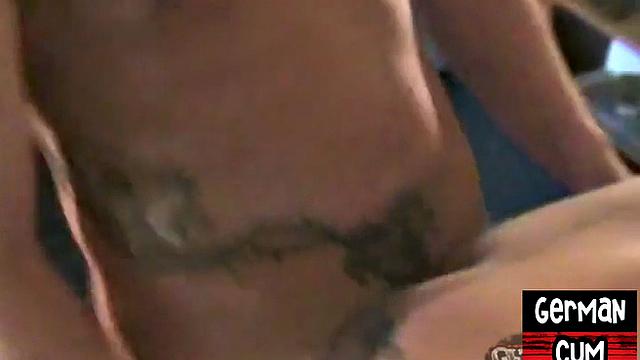 Amateur German assfucked in tight butthole till facial