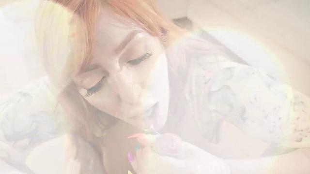 Blowpass - Hot Blonde Petite Fills Her Mouth With A Huge Cock