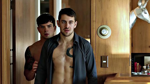 Real Estate Agent Fucks Hunky House Buyer With Wife Nearby - DisruptiveFilms