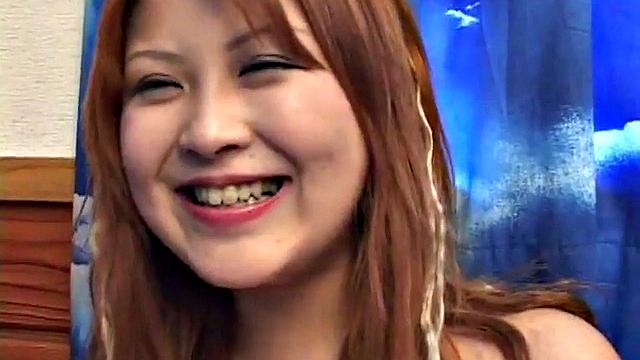 Hot Japanese teen goes solo in POV