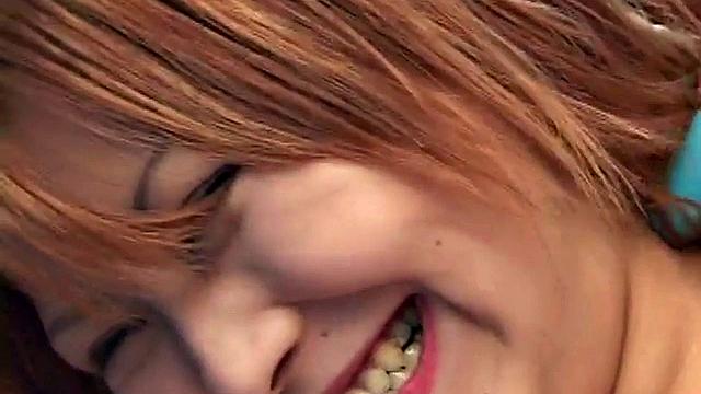 Hot Japanese teen goes solo in POV