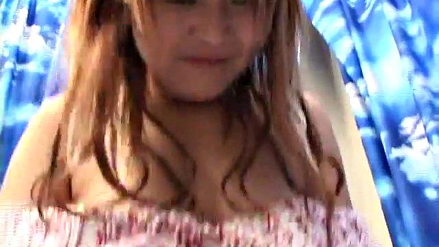 Hot Japanese teen goes solo in POV