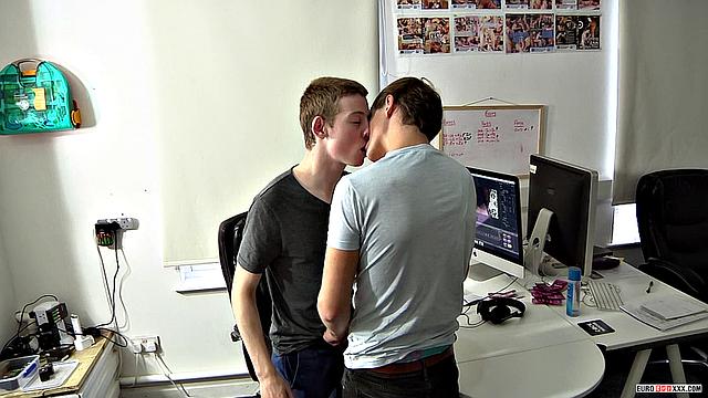 Fucking The Editor's Tight Butt - Casper Ellis & James Lewis