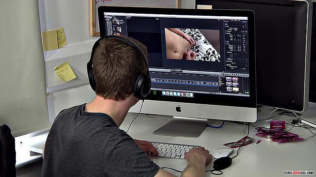 Fucking The Editor's Tight Butt - Casper Ellis & James Lewis