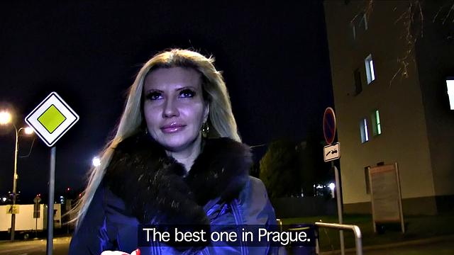 Big Boobs in thong gets a deepthroat & cumshot in park, POV style!