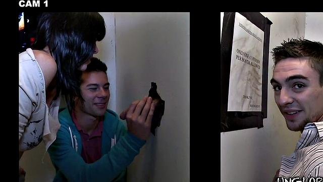 Gloryhole with fooled straight