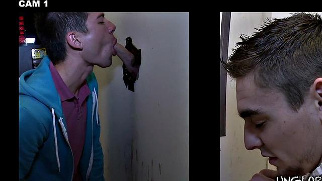 Gloryhole with fooled straight