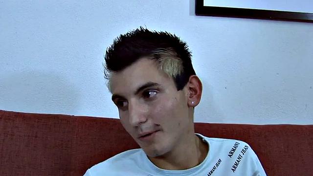 Femdom babes strapon fuck pathetic loser while jerking