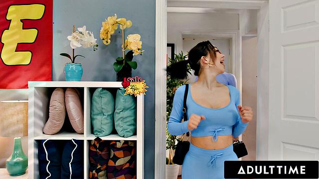 ADULT TIME - Trans Ariel Demure Is Caught Having SNEAKY SEX With MILF Siri Dahl By Emma Rose