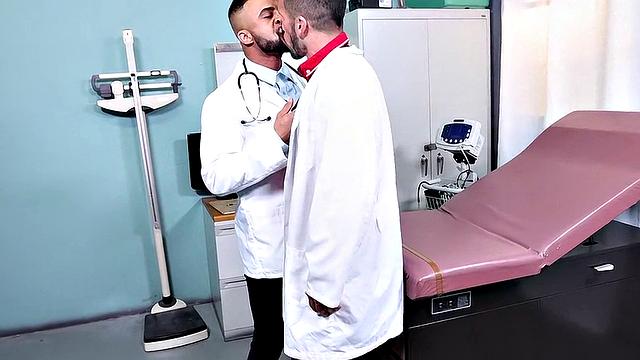 Doc Damian Takes Two Dicks - Amone Bane, Damian Taylor & MarcoL orenzo