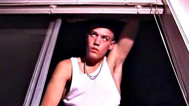 Exhibitionist Lance Jerking Outside