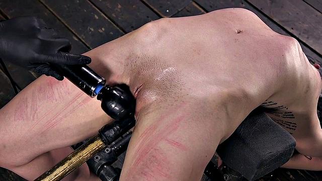 Dripping bonded bitch fucked