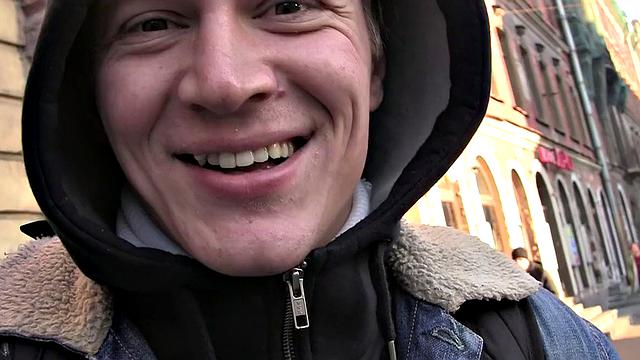 Hot lassie enjoys MMF threesome with two guys