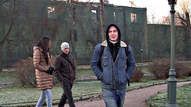 Hot lassie enjoys MMF threesome with two guys