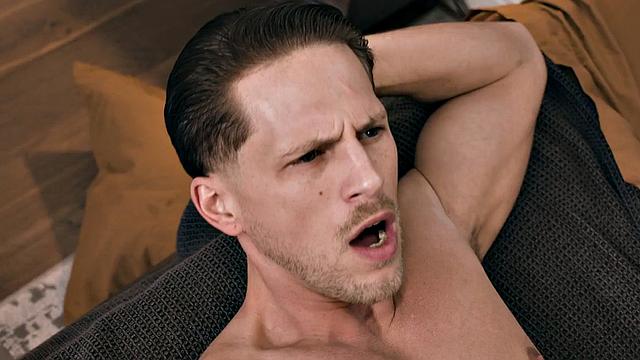 Sportive tattooed stud bareback by buddy after training