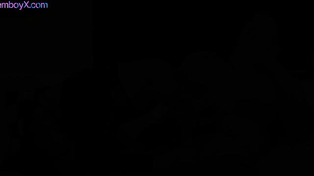 Bodystockings femboy barebacked by jock after deep throat