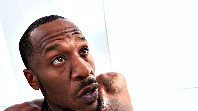 BBC bottom doggystyle masseurs tight asshole after BJ