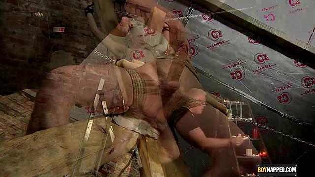 Sebastian Kne Restrains Big-Dicked Reece - Reece Bentley