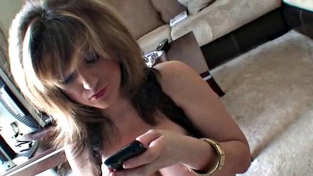 Horny MILF titty fucks cock