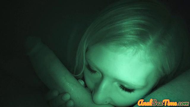 Ass drilled slut in close up by big white dick