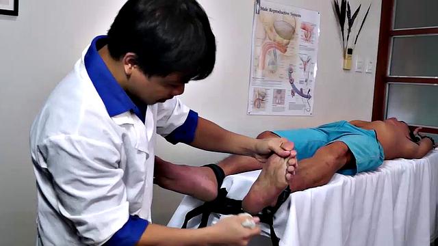 The ultimate tickle boy Jude visits kinky Doctor Tickles for a session of tickle twink therapy. Jude is an adorable cute Asian twink with incredibly ticklish feet.