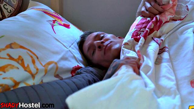 Real amateur backpackers riding