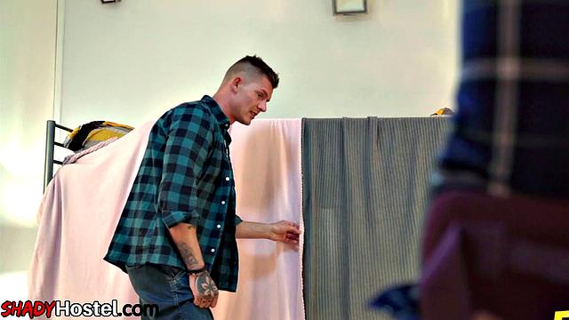 Real amateur backpackers riding