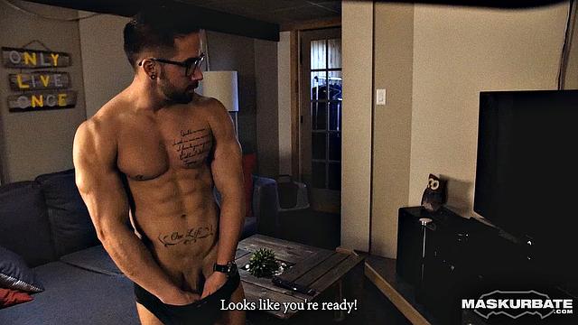 Maskurbate - Naughty Zack Lemec Solo Jerk