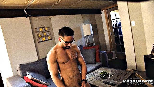 Maskurbate - Naughty Zack Lemec Solo Jerk