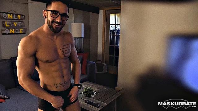 Maskurbate - Naughty Zack Lemec Solo Jerk