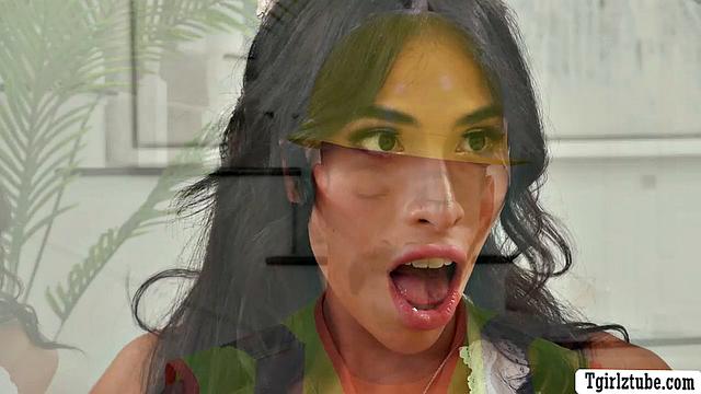 Construction worker drills two horny TS