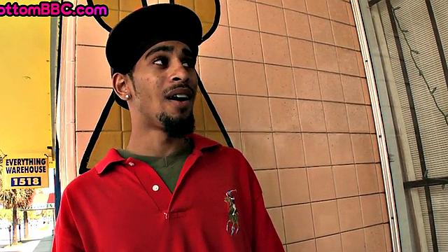 Picked up Ebony gets fucked till cumshot for money