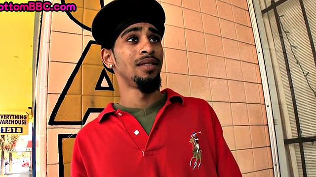 Picked up Ebony gets fucked till cumshot for money