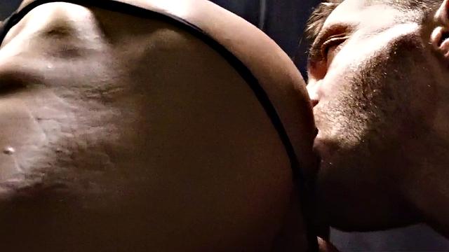 Breeding young stud fucks athletic jock after rimming ass