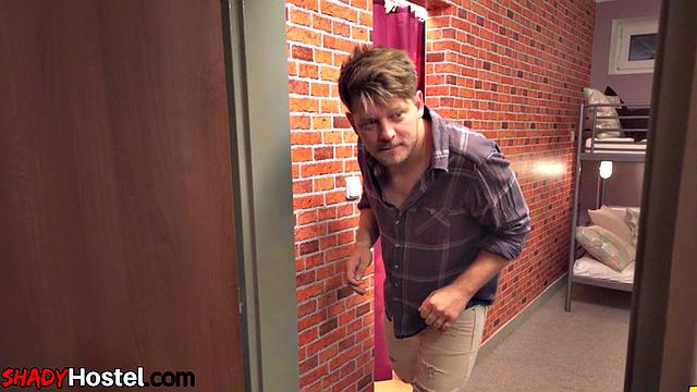 Big-titted MILFs drilled by guest