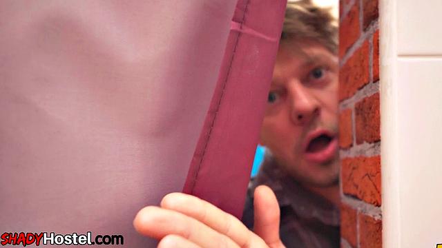 Big-titted MILFs drilled by guest