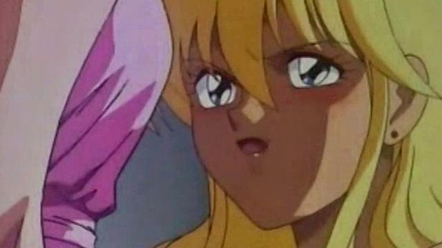 Watch this anime shemale get a mouthful of cum