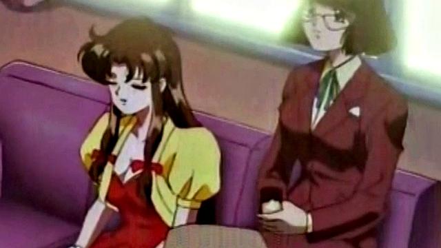 Watch this anime shemale get a mouthful of cum