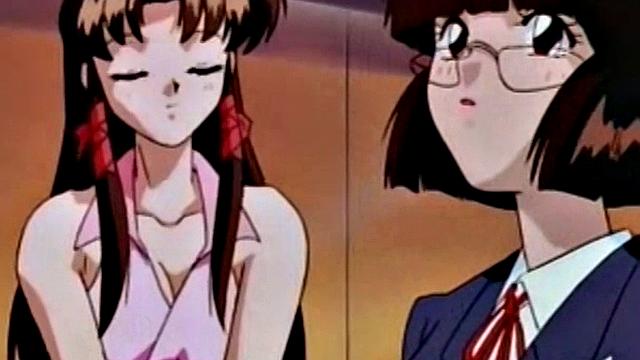 Watch this anime shemale get a mouthful of cum