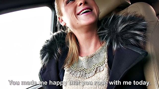 Fit Hitchhiker in Nude Stockings