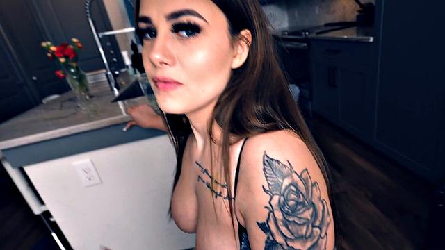 Cutie with Booty Earns Her Allowance