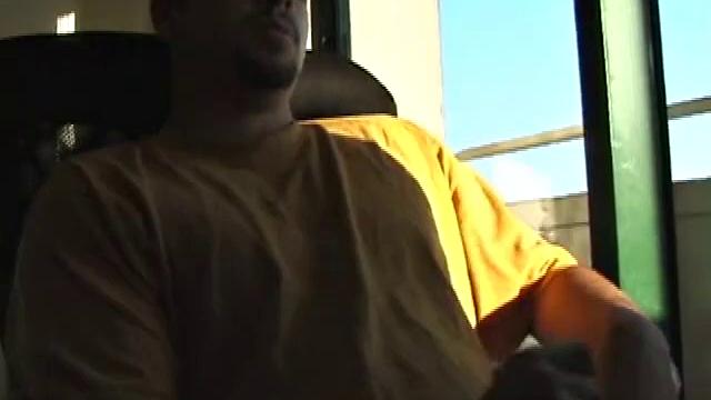 Young Tony returns for another solo session and after pulling off his pants he strokes up a stiff one, while watching some on his computer. After jacking off with determination, Tony strokes out another messy cum shot